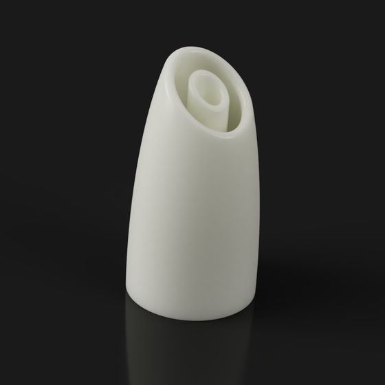 3D-gedruckte Düse aus Aluminiumoxid (Al₂O₃), technische Keramik
